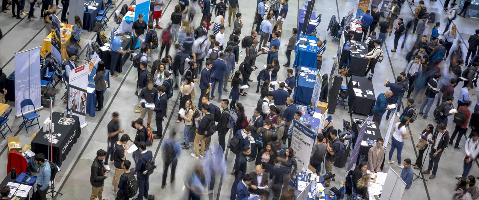 UC San Diego student career fair.