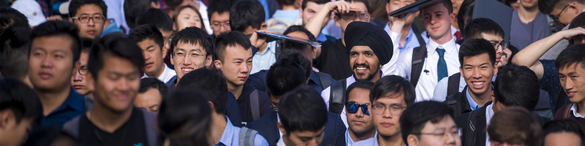 UC San Diego career fair attendees.